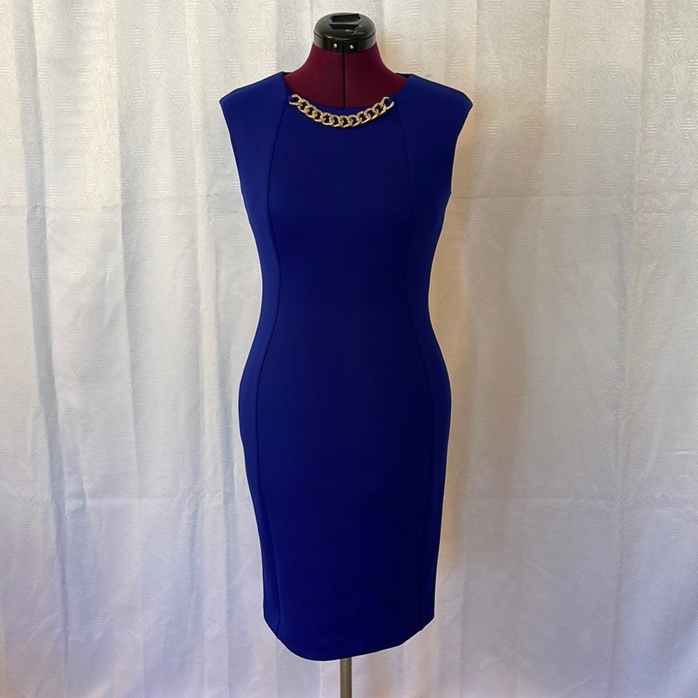 Calvin Klein form fitting dress.
